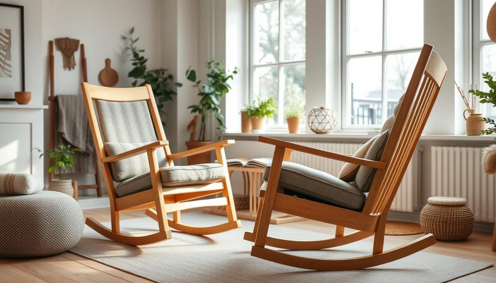 Skandinavische Schaukelstühle