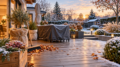 Terrasse winterfest machen